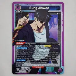 Sung Jinwoo SR UE17BT/SLG-1-021 - Union Arena: Solo Leveling - English NM - Image 1