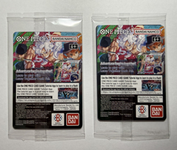 ONE PIECE College Basketball US Voyage Monkey D. Luffy P-055 Promo Card SEALED - Image 2
