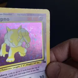 Pokemon Hypno Fossil TCG Holo Unlimited Rare Card 8/62 WOTC - Image 4