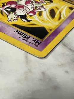 1999 Pokemon MR. MIME Jungle Set 1ST EDITION Rare NON HOLO Card 22/64 - Image 5