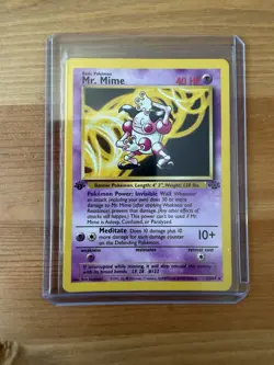 Mr. Mime [1st Edition] #22 Jungle Pokemon Card - Image 1