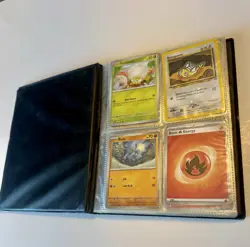Pokemon 1999 Official Trading Card Game Nintendo Vintage Binder W/56 Cards - Image 2