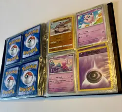 Pokemon 1999 Official Trading Card Game Nintendo Vintage Binder W/56 Cards - Image 4