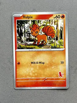 Vulpix (Charmander Stamped) My First Battle Deck Promo Pokemon Card - LP - Image 1