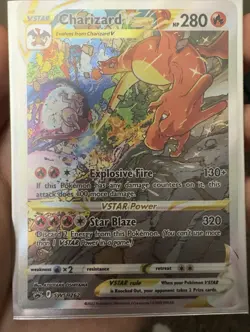 Pokemon Charizard VSTAR SWSH262 Promo Full Art Holo Sword & Shield Card - Image 1
