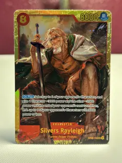 Silvers Rayleigh SEC OP08-118 - One Piece TCG English Card Near-Mint Secret Rare - Image 1