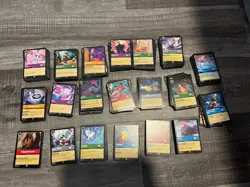 Disney Lorcana TCG Bulk Lot 1,000 uncommons commons duplicates Mixed Cards BB - Image 1