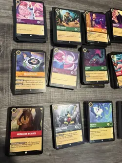 Disney Lorcana TCG Bulk Lot 1,000 uncommons commons duplicates Mixed Cards BB - Image 2