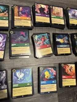 Disney Lorcana TCG Bulk Lot 1,000 uncommons commons duplicates Mixed Cards BB - Image 3