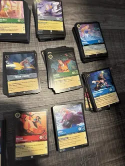Disney Lorcana TCG Bulk Lot 1,000 uncommons commons duplicates Mixed Cards BB - Image 4