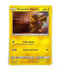 Detective Pikachu - SM190 - Promo Card Holo Pokemon Card (holo-foil) - NM/Mint - Image 1
