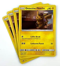 Detective Pikachu - SM190 - Promo Card Holo Pokemon Card (holo-foil) - NM/Mint - Image 4