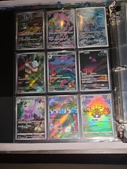 Pokemon Card Lot Binder V/VMAX IR Hits Ex 180 Cards NM Full Art - Image 2
