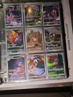 Pokemon Card Lot Binder V/VMAX IR Hits Ex 180 Cards NM Full Art - Image 3