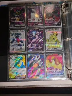 Pokemon Card Lot Binder V/VMAX IR Hits Ex 180 Cards NM Full Art - Image 4