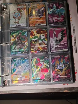 Pokemon Card Lot Binder V/VMAX IR Hits Ex 180 Cards NM Full Art - Image 5