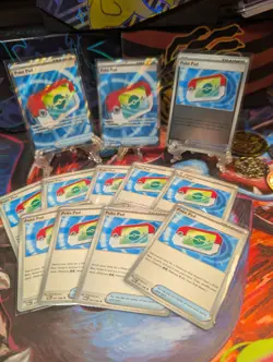 Lot of 12 Pokemon TCG Poke Pad Trainer-Cards English See Photos NICE !! - Image 1