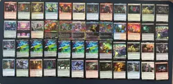 MTG Teenage Mutant Ninja Turtles Bordless, Foil & Regular 105 Card Lot - Image 1