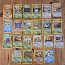 1999 Pokemon Jungle Base Card Lot 35 Cards - See Description - Image 1
