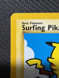 Pokemon Surfing Pikachu #28 Black Star Promo TCG 2001 Wizards WOTC MP Card - Image 2