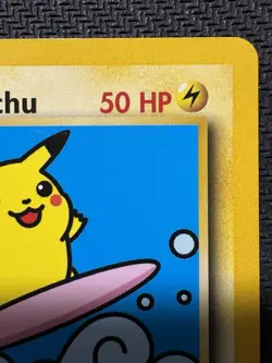 Pokemon Surfing Pikachu #28 Black Star Promo TCG 2001 Wizards WOTC MP Card - Image 3