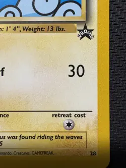 Pokemon Surfing Pikachu #28 Black Star Promo TCG 2001 Wizards WOTC MP Card - Image 4