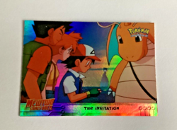TOPPS 1999 POKEMON FIRST MOVIE MEWTWO STRIKES BACK FOIL CARD # 13 THE INVITATION - Image 2