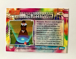 TOPPS 1999 POKEMON FIRST MOVIE MEWTWO STRIKES BACK FOIL CARD # 13 THE INVITATION - Image 5