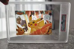PSA 9 Pokemon Center Promo Pikachu CP Clear Card Autumn Scenery Parade! - Image 1