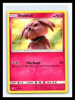 🔥 Snubbull 2019 Detective Pikachu Set 15 / 18 Holo Holographic Foil Pokemon - Image 1