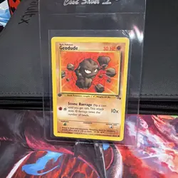 Geodude Fossil 47/62 1st Edition Regular Card - Image 1