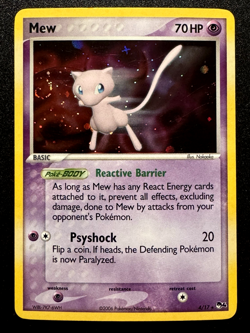 Mew 4/17 POP Series 4 Promo Pokemon Card Holo Foil Rare Swirl Near Mint - Image 1