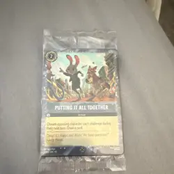 Disney Lorcana Putting It All Together Action Card Judy Hopps 28 Card Lot - Image 1