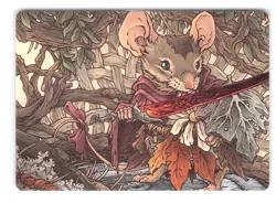 Mabel, Heir to Cragflame Art Card #45 Art Series: Bloomburrow NM - Image 1