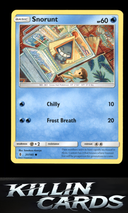 Snorunt 31/145 Pokemon Common SM - Guardians Rising Card NM - Image 1