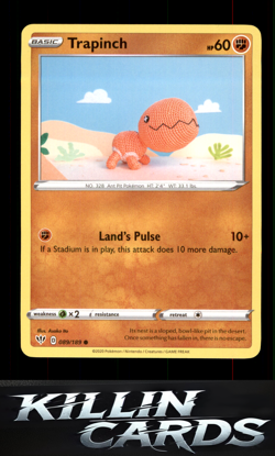 Trapinch 089/189 Pokemon Common SWSH03: Darkness Ablaze Card NM - Image 1