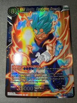 SSB Vegito Paralyzing Prowess BT10-045 R Bandai Dragon Ball Super Card Game ** - Image 1