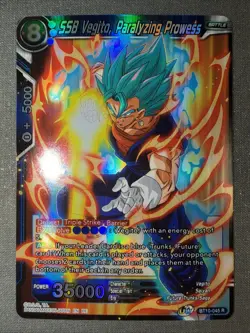 SSB Vegito Paralyzing Prowess BT10-045 R Bandai Dragon Ball Super Card Game ** - Image 2