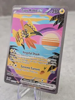 Tapu Koko EX 247/182 NM/MINTY 🌟🌟 SIR Sv04: Paradox Rift Holo Pokemon Card - Image 5
