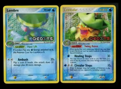#2 Lombre 33/107 Ludicolo 10/107 EX Deoxys 2005 EX Era Reverse Holo Pokemon Card - Image 1