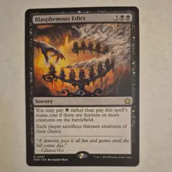 Blasphemous Edict - Foundations MTG 0057 NM - Image 1
