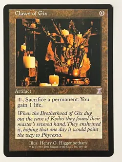 Claws of Gix Timeshifted Non-Foil MTG NM - Image 1