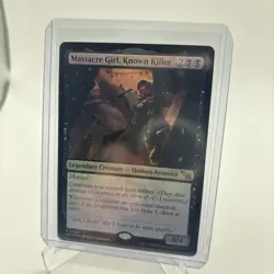 MTG Massacre Girl, Known Killer - Foil, English Murders at Karlov Manor - Image 1