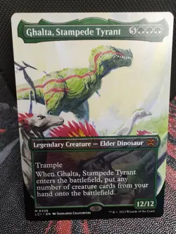 Ghalta, Stampede Tyrant (Borderless) The Lost Caverns of Ixalan Regular - Image 1