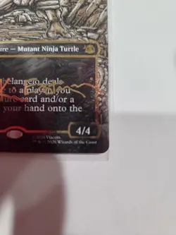 Michelangelo, Improviser (Borderless) (Gold-Stamped Signature) Teenage Mutant... - Image 1