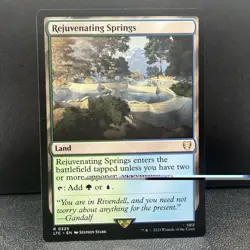 MTG Rejuvenating Springs 0325 MTG Commander: The Lord of the Rings NM - Image 4