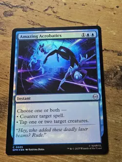 Spider Man Amazing Acrobatics Foil SPM #25 MTG NM - Image 1