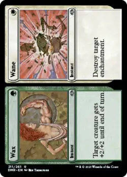 1x Wax // Wane MTG Dominaria Remastered NM Magic Regular - Image 1