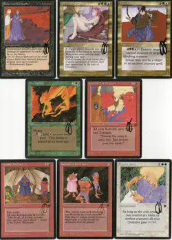 COMPLETE Set of MTG M:tG LEGENDS Julie Baroh - SIGNED ARTIST PROOF S! - Image 1