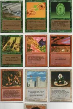 COMPLETE Set of M:tG ITALIAN REVISED Dameon Willich - SIGNED ARTIST PROOF S - Image 2